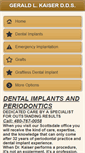 Mobile Screenshot of drgkaiserimplants.com