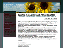 Tablet Screenshot of drgkaiserimplants.com